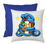 Cuscino Calcio Inter Campioni d’Italia 2026 – 21 Scudetti Seconda Stella – 38×38 cm – PS 10746-INT01