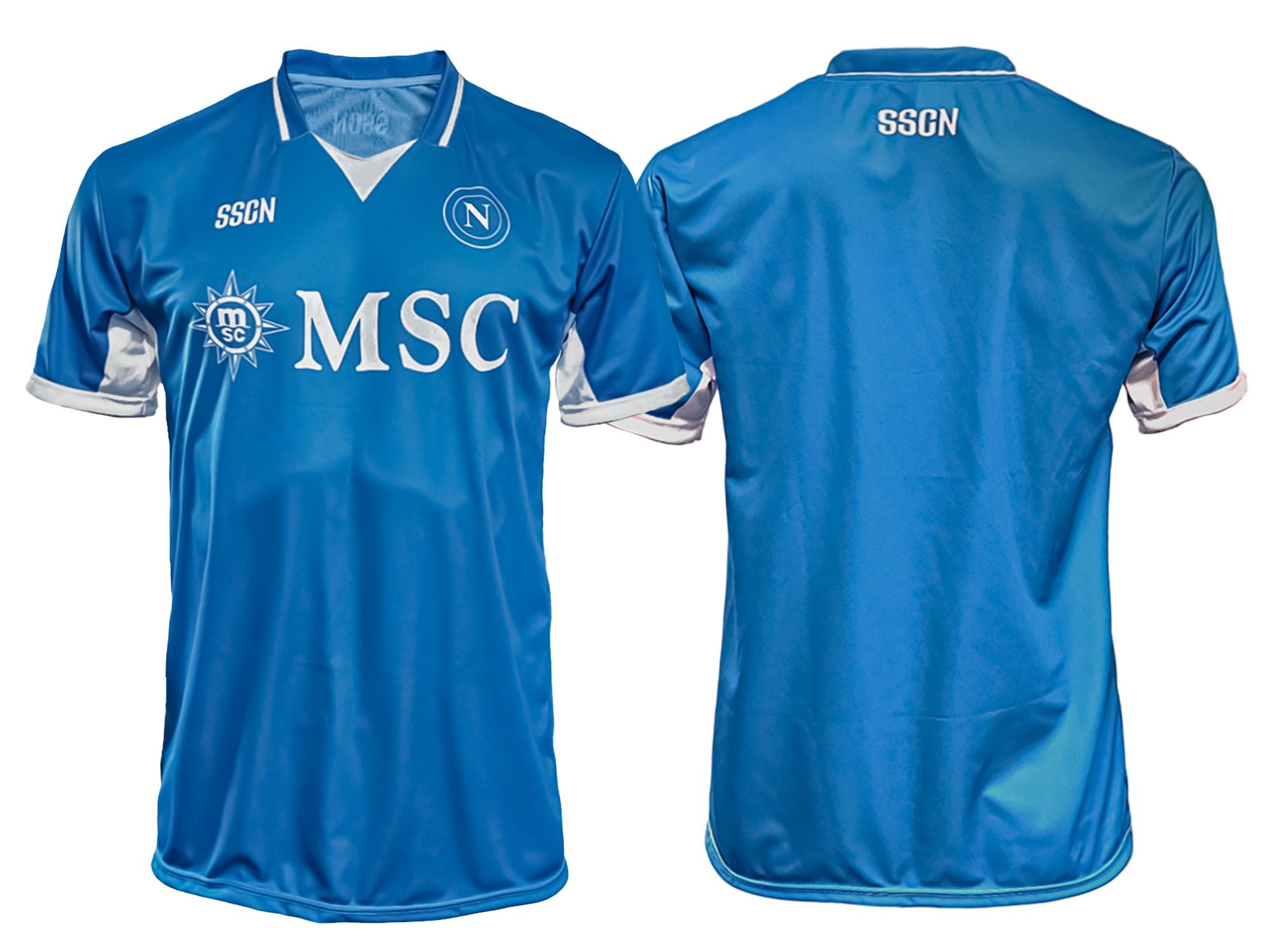 Maglia Calcio Napoli 2024/2025 – Replica Ufficiale SSCNAPOLI – Personalizzabile con Nome e Numero | PS 38500