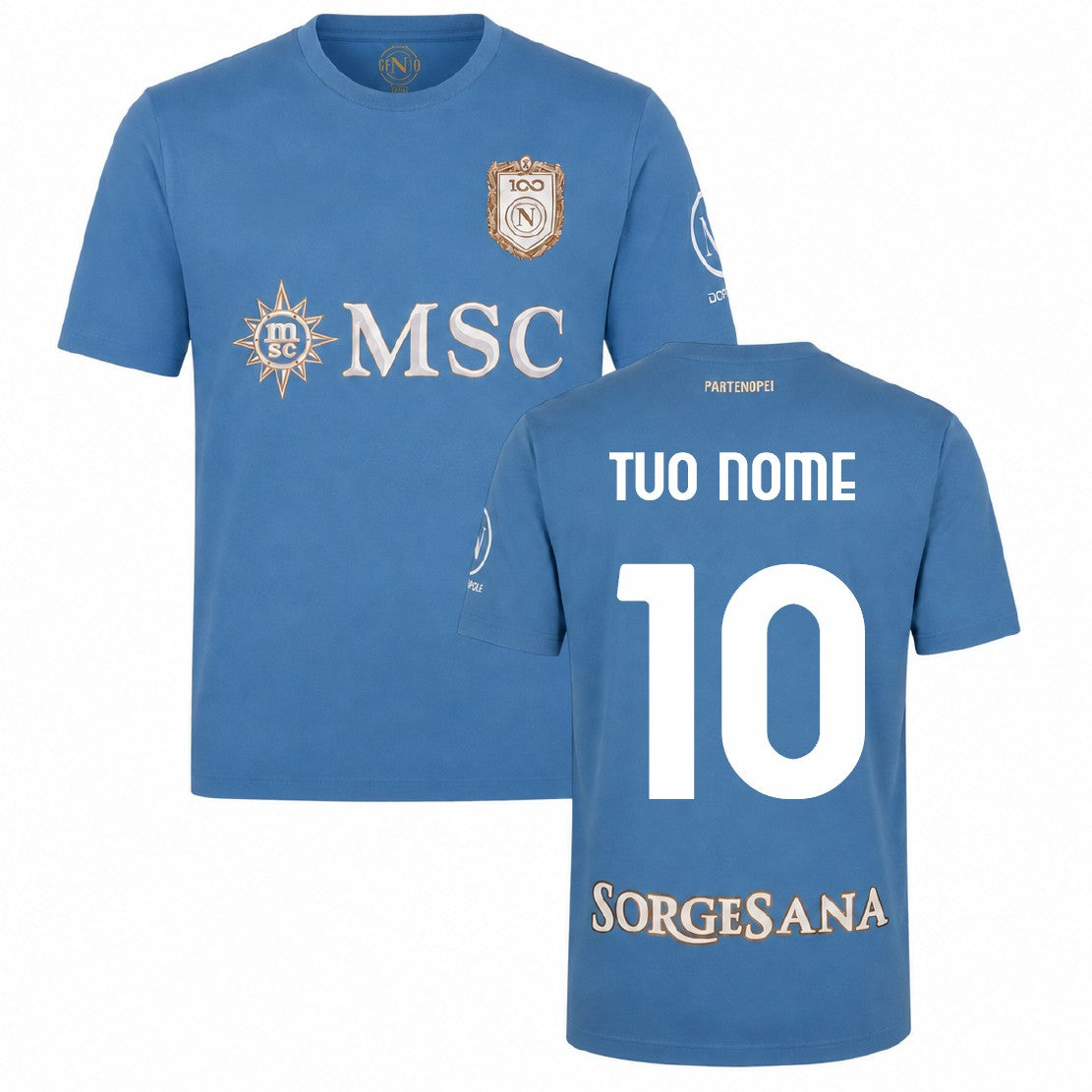 Maglia Calcio Napoli 2026/2027 – Replica Ufficiale SSCNAPOLI – Personalizzabile con Nome e Numero | PS 38502