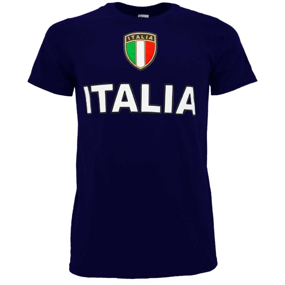 T-Shirt Italia Personalizzabile con Nome e Numero – Cotone – Bambino e Uomo – PS 27431