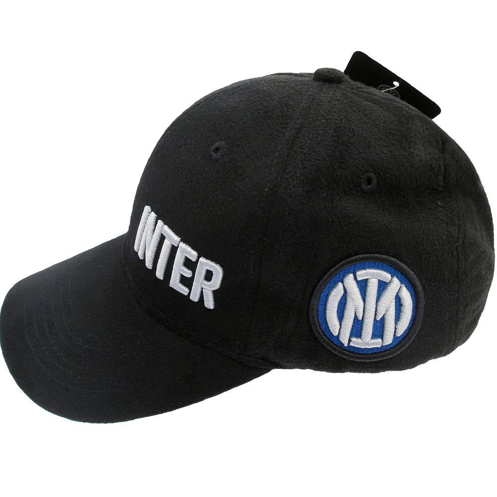 Cappellino Baseball Inter Nero Logo Ricamato in Rilievo – FC Internazionale 03617