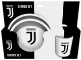 Set Gift Juventus – Piatto Piano + Piatto Fondo + Bicchiere – Accessori Ufficiali – PS 18708