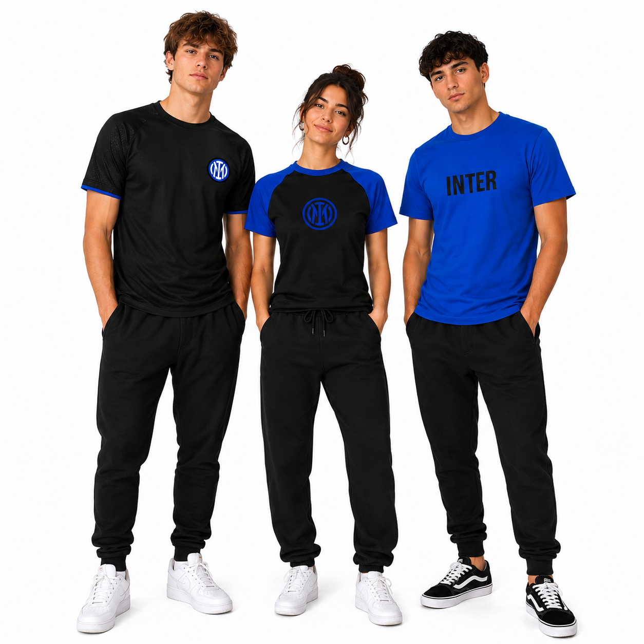 T-Shirt Uomo FC Internazionale in Cotone – Prodotto Ufficiale FC Internazionale PS 46678-BS