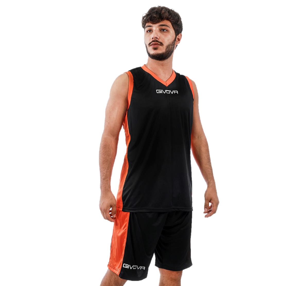 Kit Basket Power Givova Completo Basket Uomo Ragazzo Poliestere Interlock PS 41356 PRS