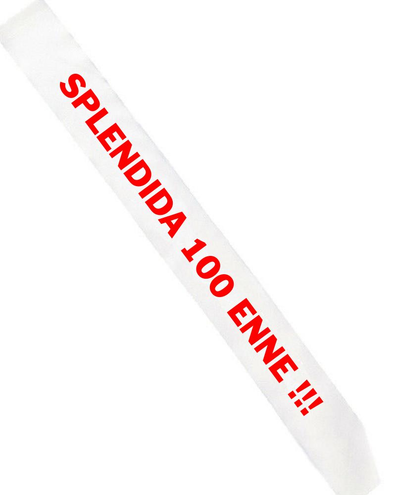 Gadget Fascia Compleanno Splendida... – Personalizzata con Anni PS 11446-SPLENDIDA