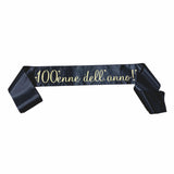 Fascia Compleanno Nera Personalizzata “18/20/30...Enne dell’Anno” – Gadget Party – PS 11447-001