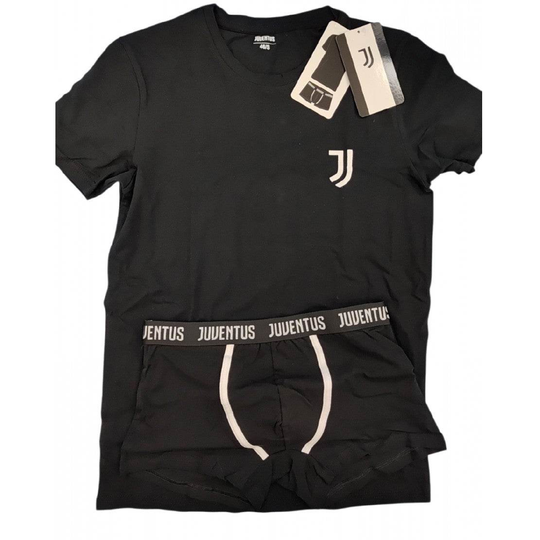 Set Intimo Juve Corto Cotone & Elastan – Maglia + Boxer Ufficiale Juventus FC  – PS 10308