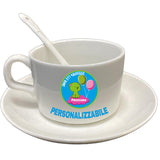 Tazza da Caffè Grande Personalizzabile con Piattino – PS 10522