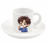 Tazzina da Caffè in Ceramica Personalizzabile con Piattino – PS 10531