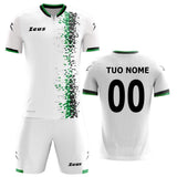 Completo Calcio Personalizzabile Kit KRYSTAL – Maglia e Pantaloncino – Nome e Numero PS 12801