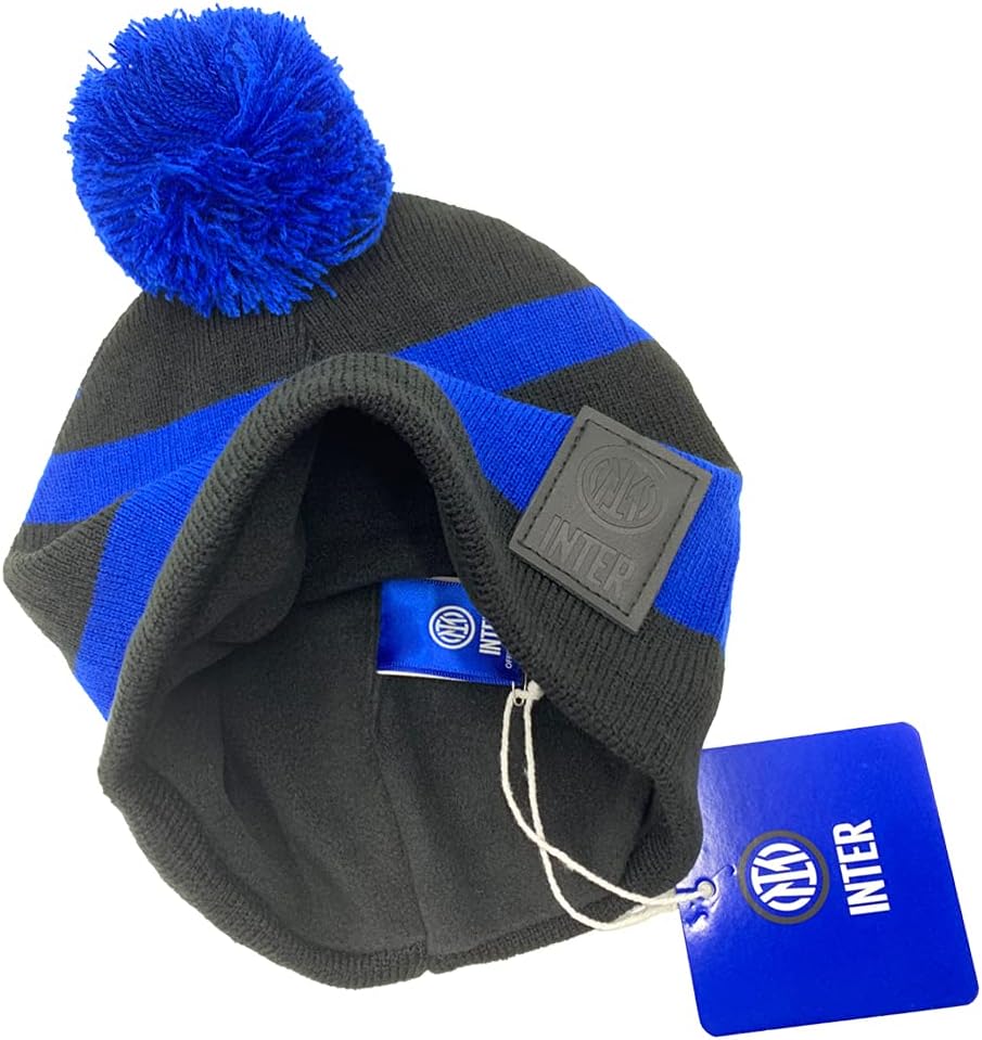 Cappello con Pon Pon – Abbigliamento Invernale Ufficiale FC Internazionale Milano Cod. PS 10964