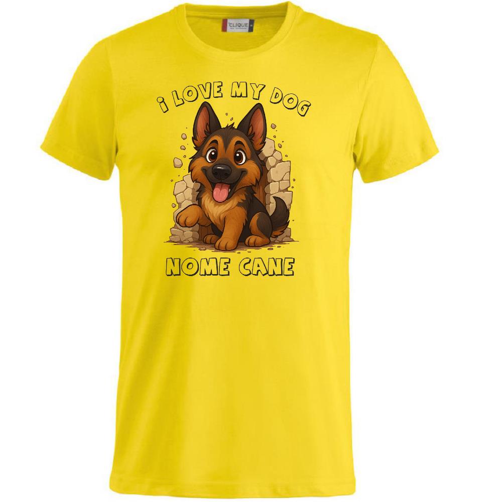 T-Shirt Personalizzata con la Grafica del Tuo Cane e Nome – PS 27431-A-134