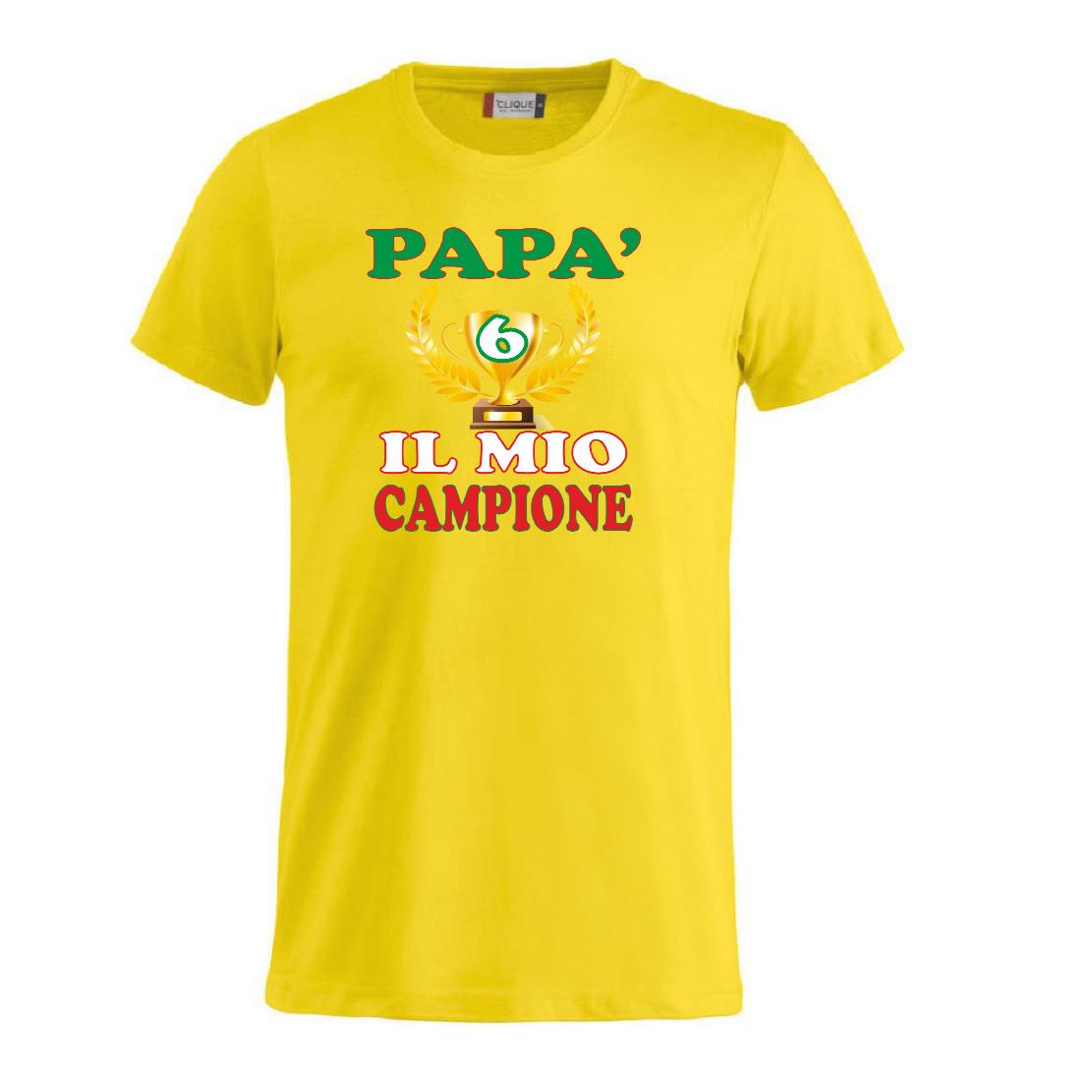 T-Shirt Unisex “Papà sei il mio campione” – Festa del papà – PS 27431-A083