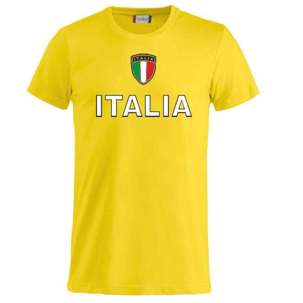 T-Shirt Italia Personalizzabile con Nome e Numero – Cotone – Bambino e Uomo – PS 27431