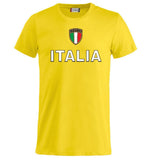 T-Shirt Italia Personalizzabile con Nome e Numero – Cotone – Bambino e Uomo – PS 27431