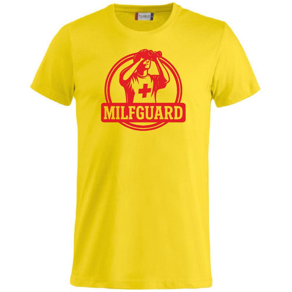 T-Shirt Milfguard – Salvataggio MILF” Maglietta Divertente da Bagnino – PS 27431-A-138