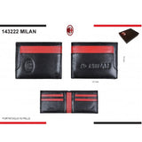 Portafoglio Uomo in Vera Pelle – Prodotto Ufficiale AC Milan Cod. PS 11269