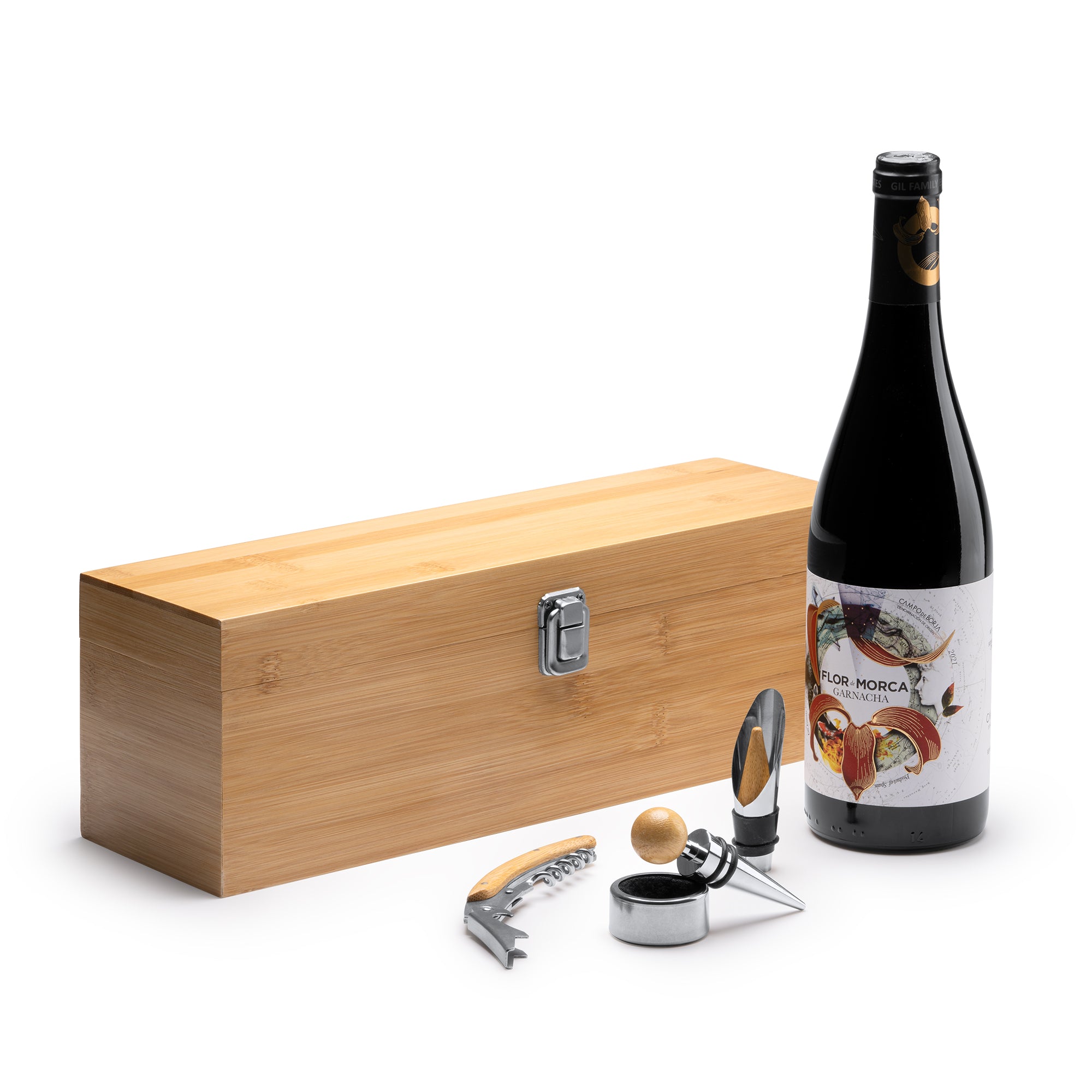 Cofanetto Portabottiglia Con Accessori , Personalizzabile 32950