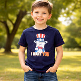 T-Shirt Bambino Hello Spank “I Want You” – Maglietta Maniche Corte Per Bambini PS 11508