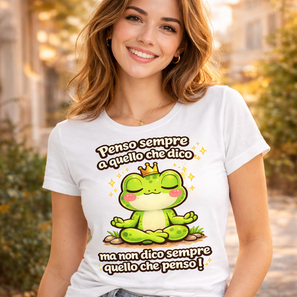 T-shirt Adulto Unisex – Rana Non dico quello che penso! - PS 27431-A-143