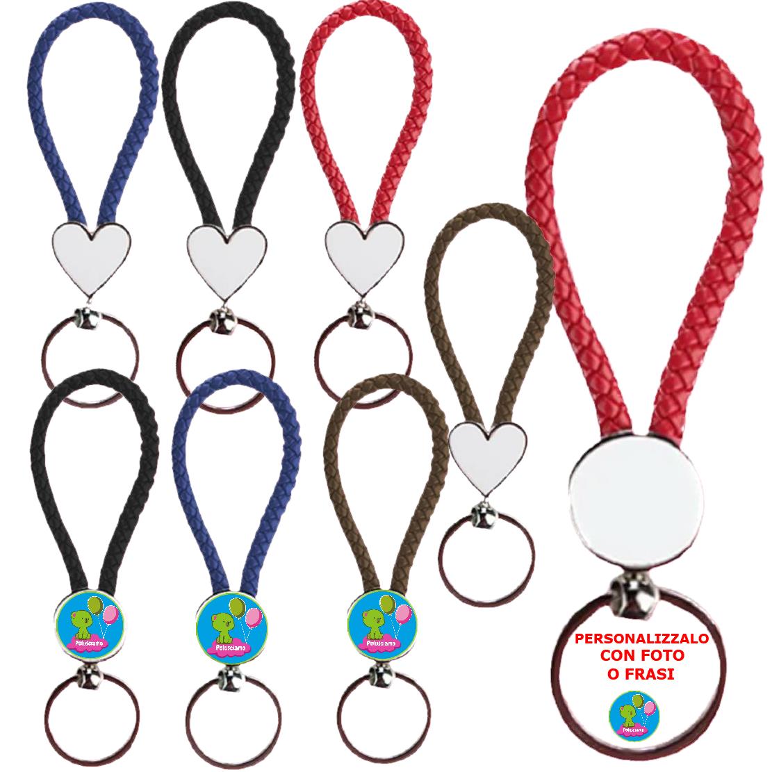 Portachiavi In Corda Personalizzabile Con Foto Forme Varie Gadget Idea Regalo PS 12718 PRS