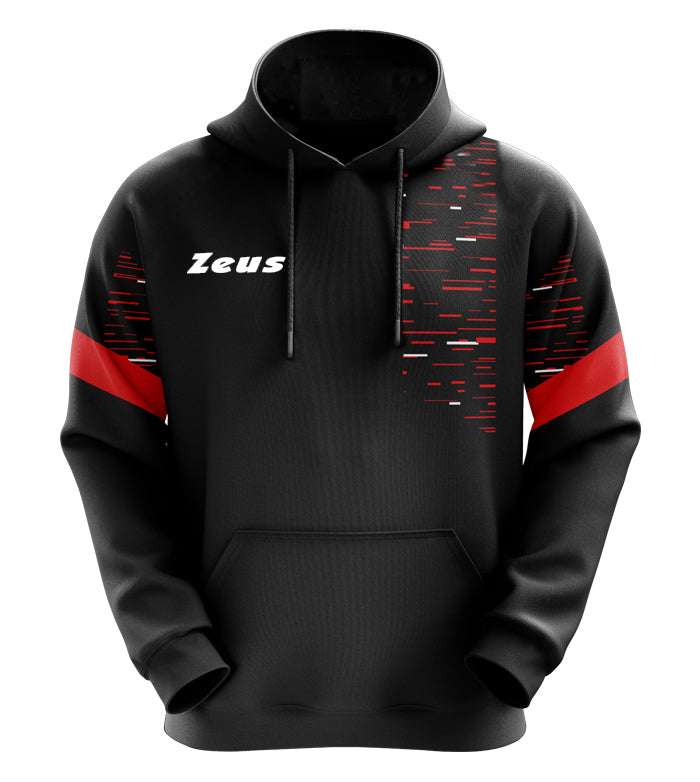 Felpa Zeus Glitch con Cappuccio Personalizzabile – Con Loghi o Scritte – Cod. 31597-BS
