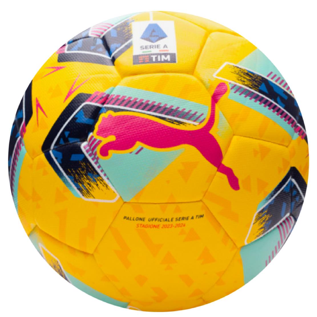 Pallone Puma Serie A – Pallone Ufficiale – 12 Pannelli Giallo o Bianco PS 39876