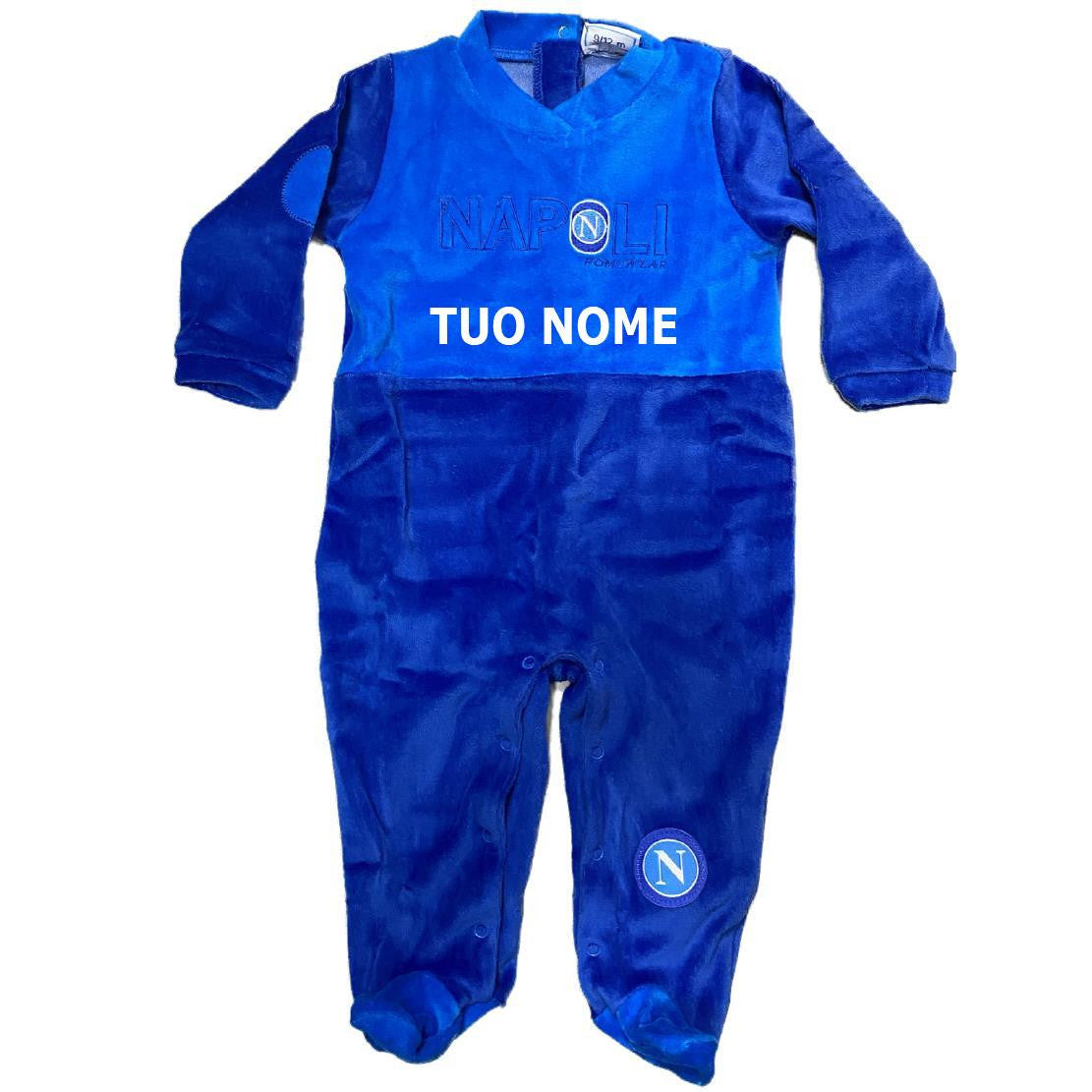 Tutina in Ciniglia SSC Napoli – Personalizzabile Con Ricamo TCN21 PS 13421