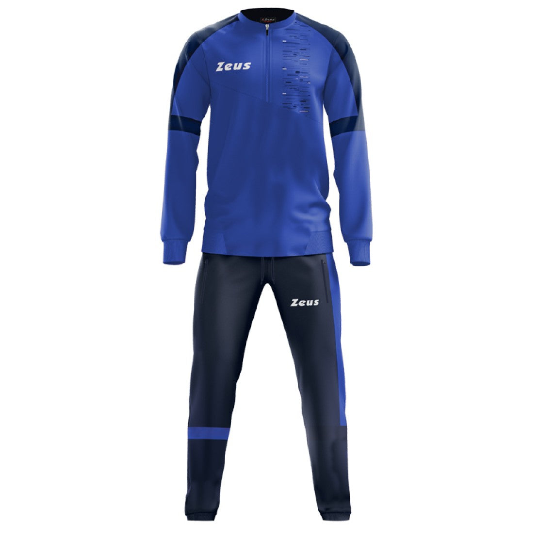 Tuta Zeus Train Glitch – Tuta Sportiva Personalizzabile con Loghi e Sponsor  – Cod. 31596-BS