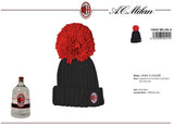 Cappello Bimbo con Pon Pon in BonBon Box – Prodotto Ufficiale AC Milan Cod. PS 17271