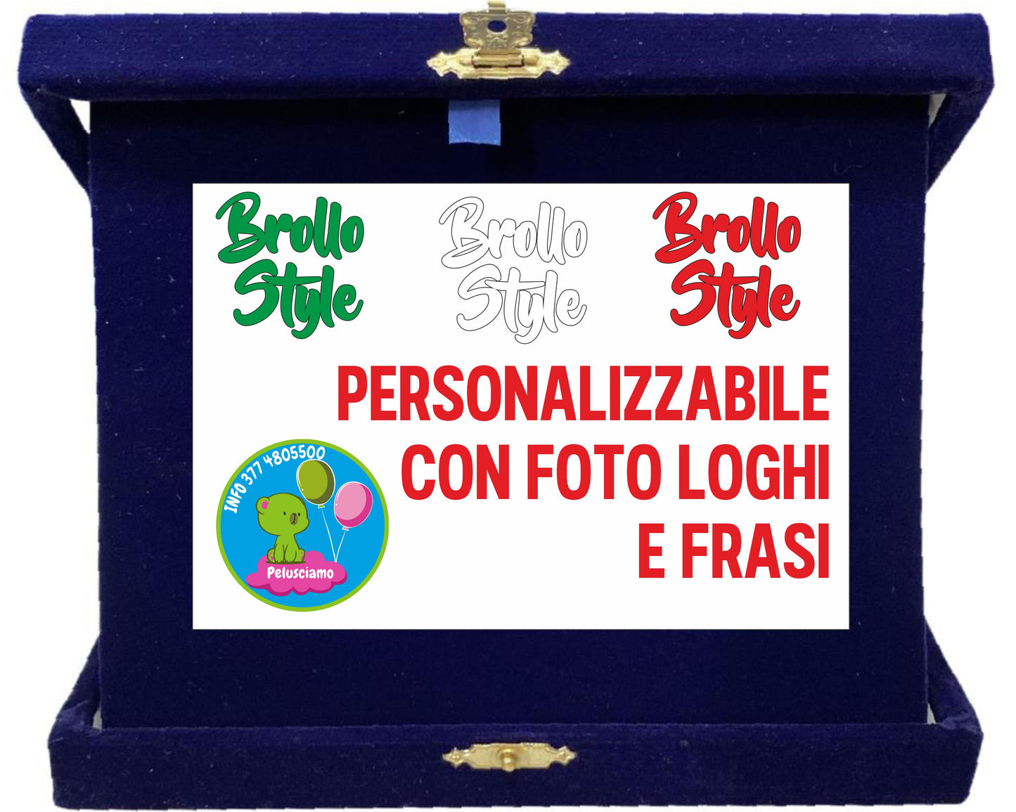 Targa Commemorativa Personalizzabile – Orizzonatale 3 Misure - Foto e Dediche PS 14053