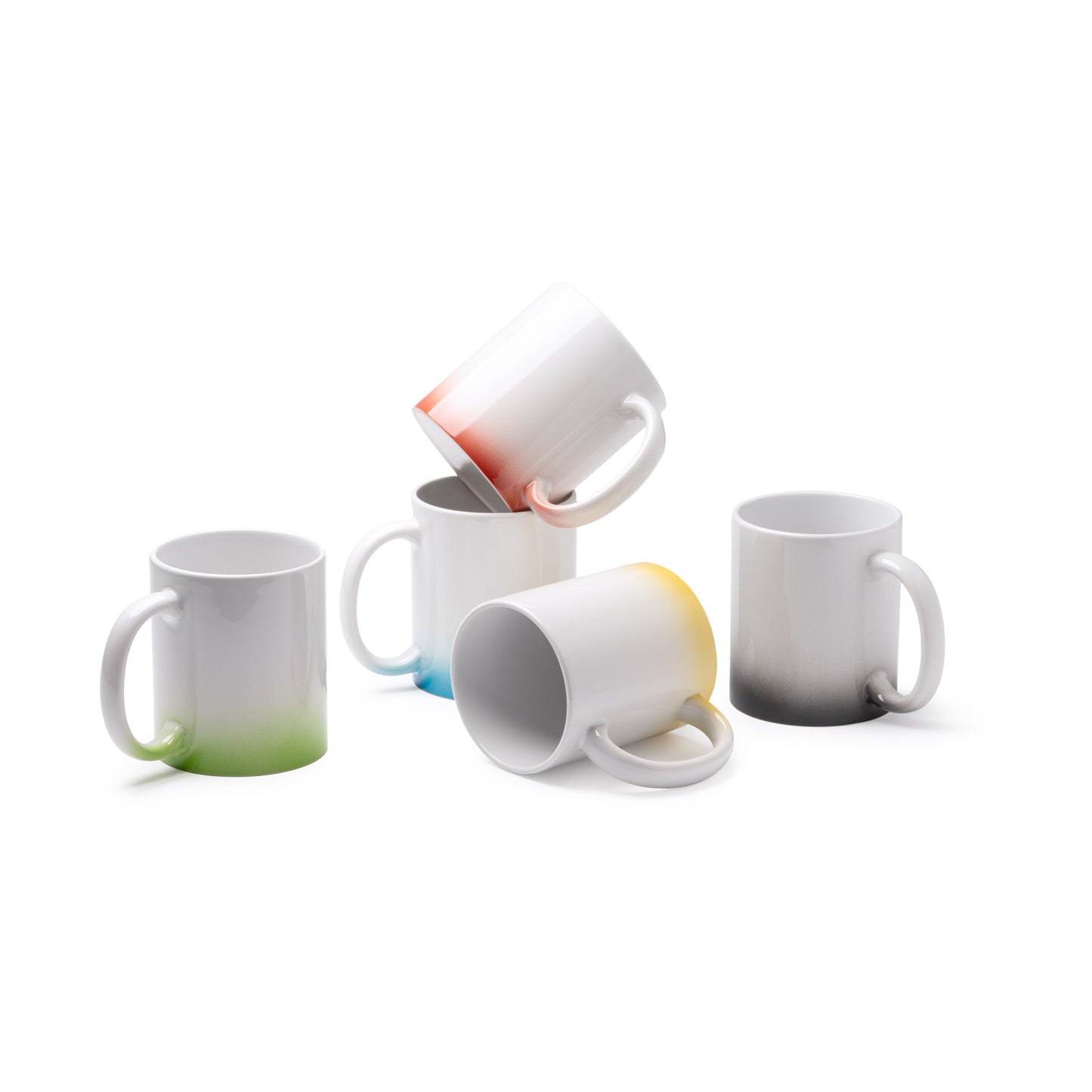 Tazza in Ceramica con Base Colorata Personalizzabile – Cod. PS 00496