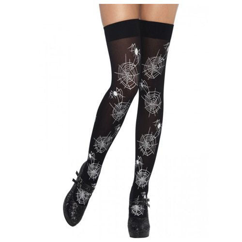 Calze Collant Ragnatela Donna Halloween One Size – PS 17076