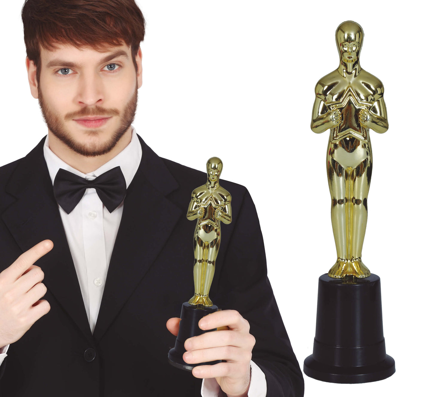 Statuetta Mini Oscar 23 cm Personalizzabile Con Frase  Premio Nobel – PS 33567