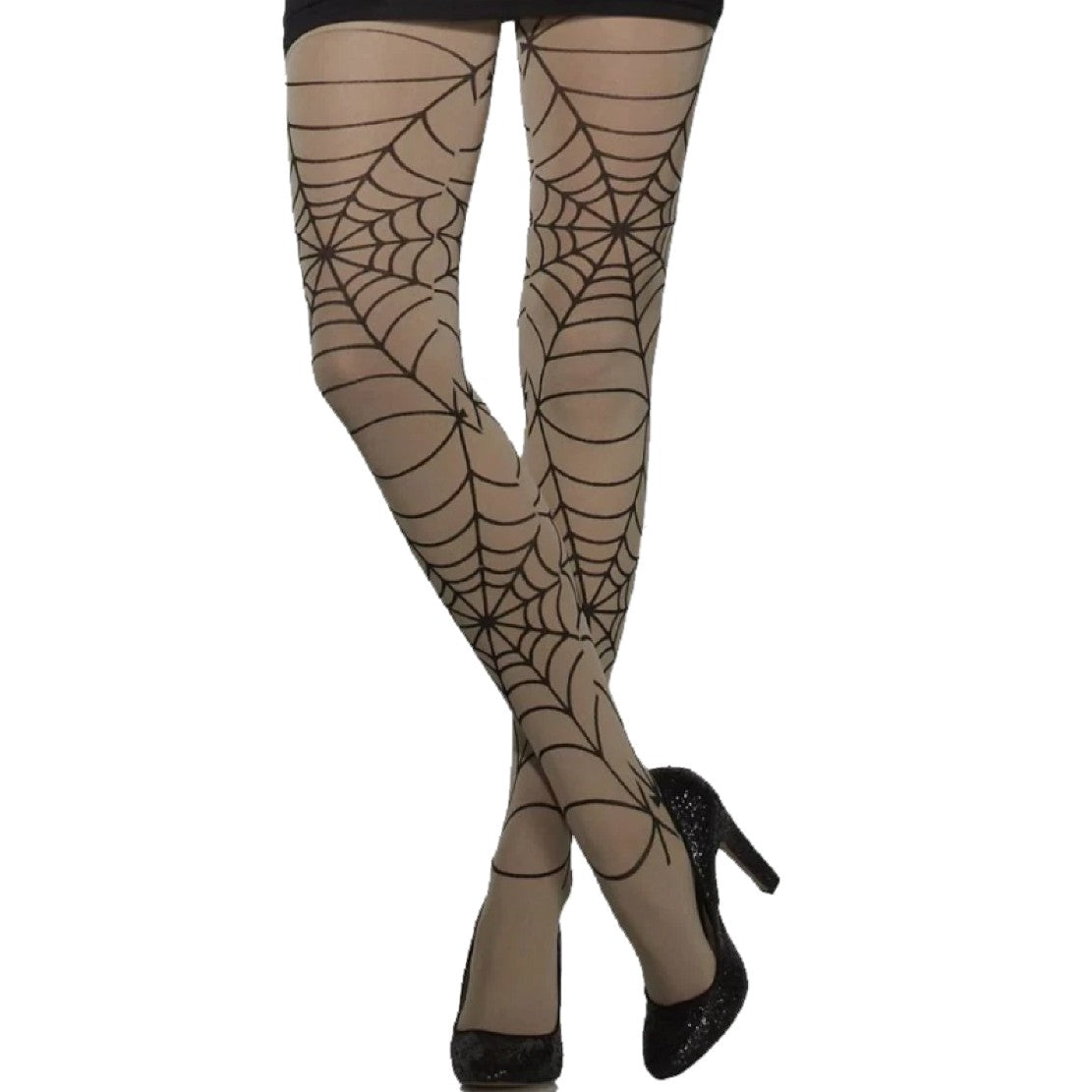 Calze Collant Ragnatela Donna Halloween One Size – PS 17143