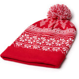Berretto Natalizio con Pon Pon – Cappello Invernale Tema Natale Cod. PS 09680