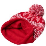 Berretto Natalizio con Pon Pon – Cappello Invernale Tema Natale Cod. PS 09680
