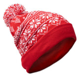 Berretto Natalizio con Pon Pon – Cappello Invernale Tema Natale Cod. PS 09680