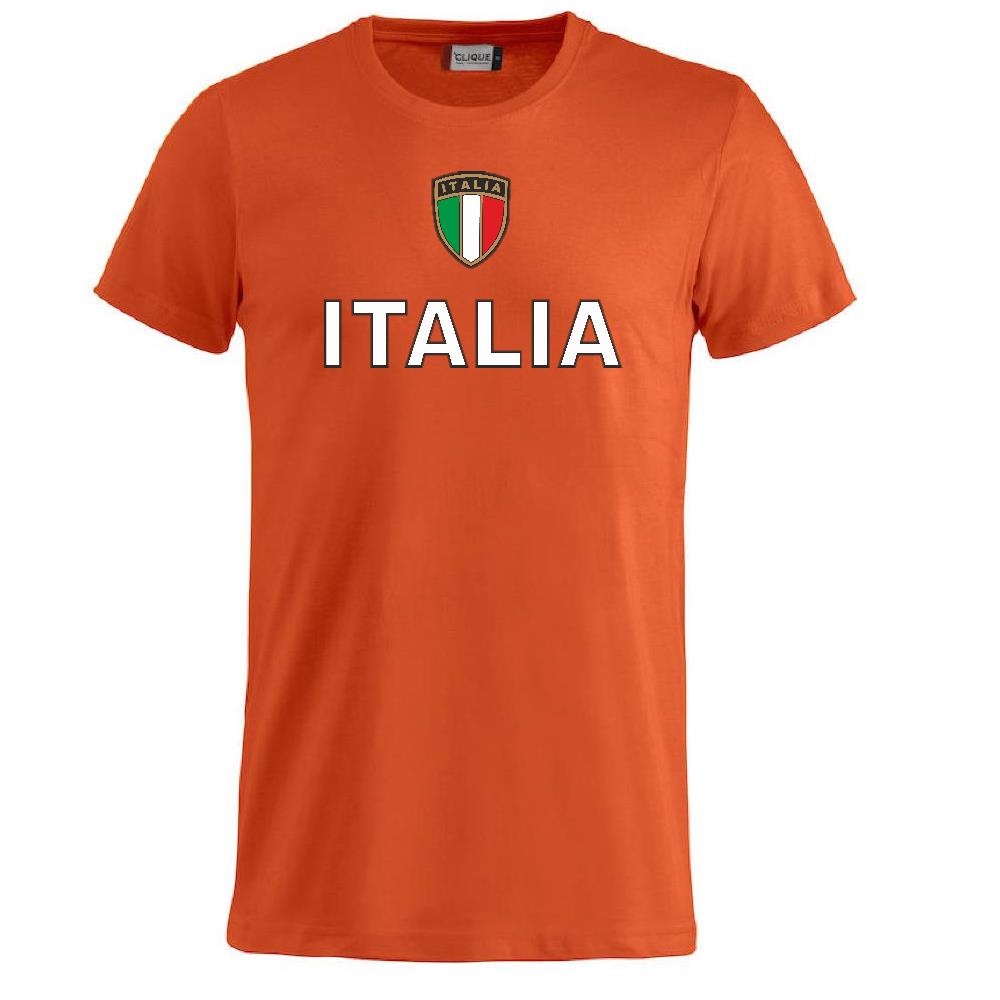 T-Shirt Italia Personalizzabile con Nome e Numero – Cotone – Bambino e Uomo – PS 27431