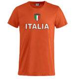 T-Shirt Italia Personalizzabile con Nome e Numero – Cotone – Bambino e Uomo – PS 27431