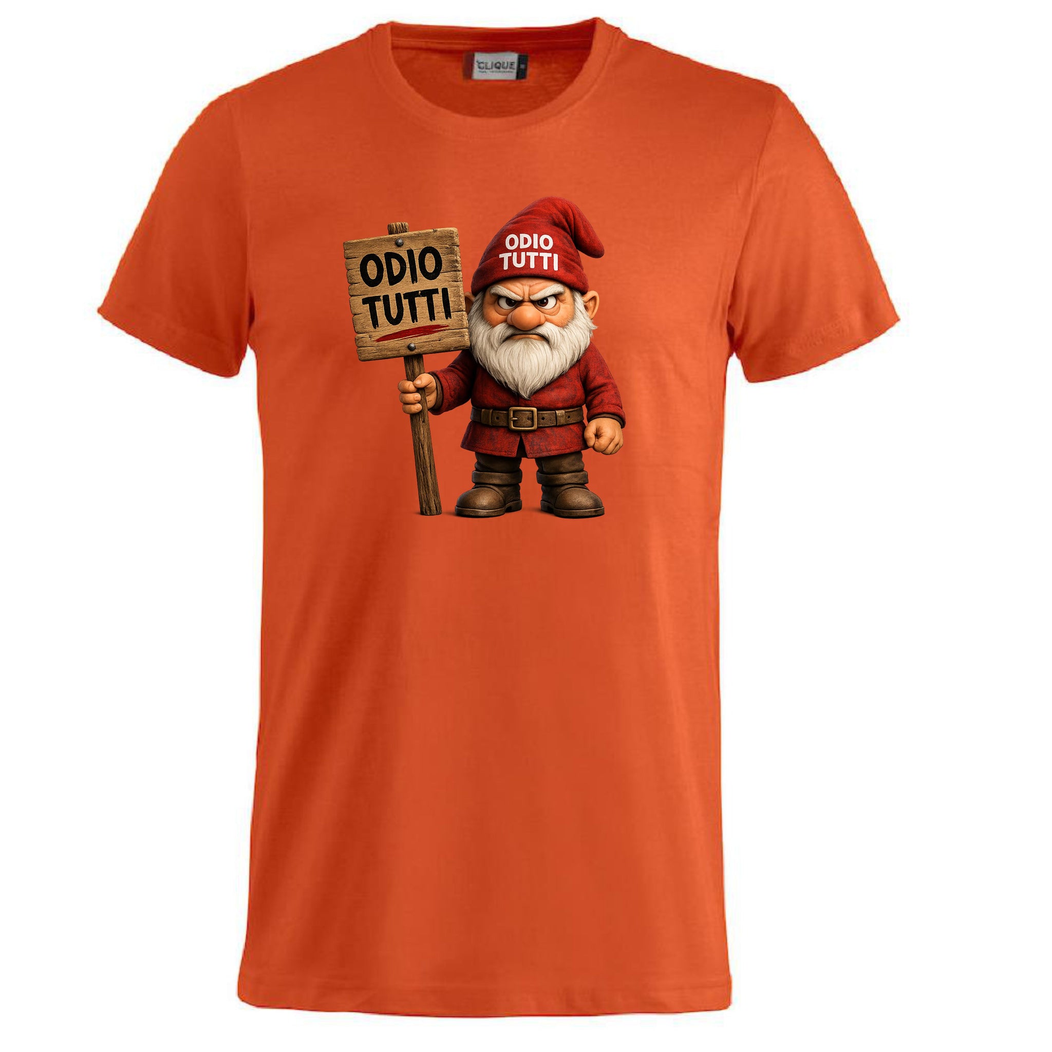 T-Shirt Uomo Simpatica Odio Tutti – Personalizzabile con Nome – PS 27431-A-155