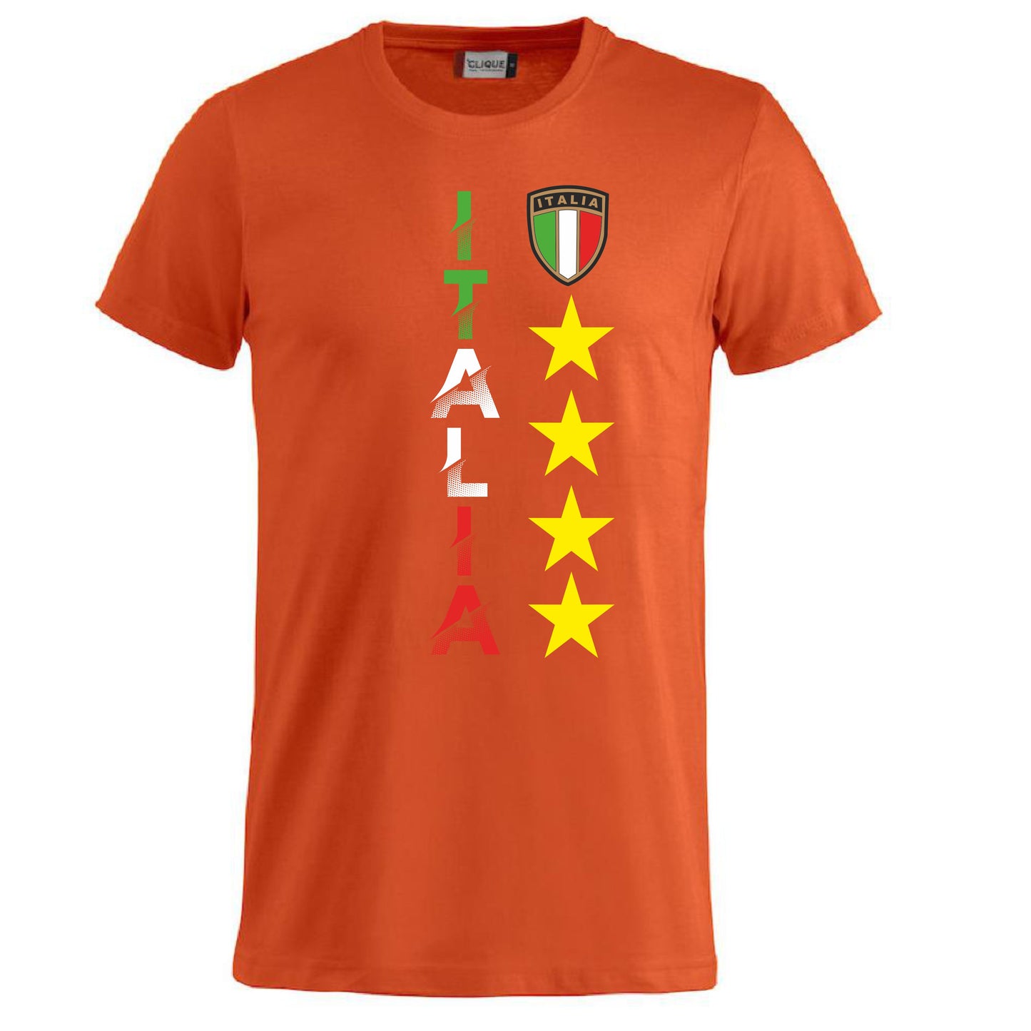 T-Shirt Italia Personalizzabile con Nome e Numero – Cotone  PS 27431-A097
