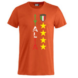 T-Shirt Italia Personalizzabile con Nome e Numero – Cotone  PS 27431-A097