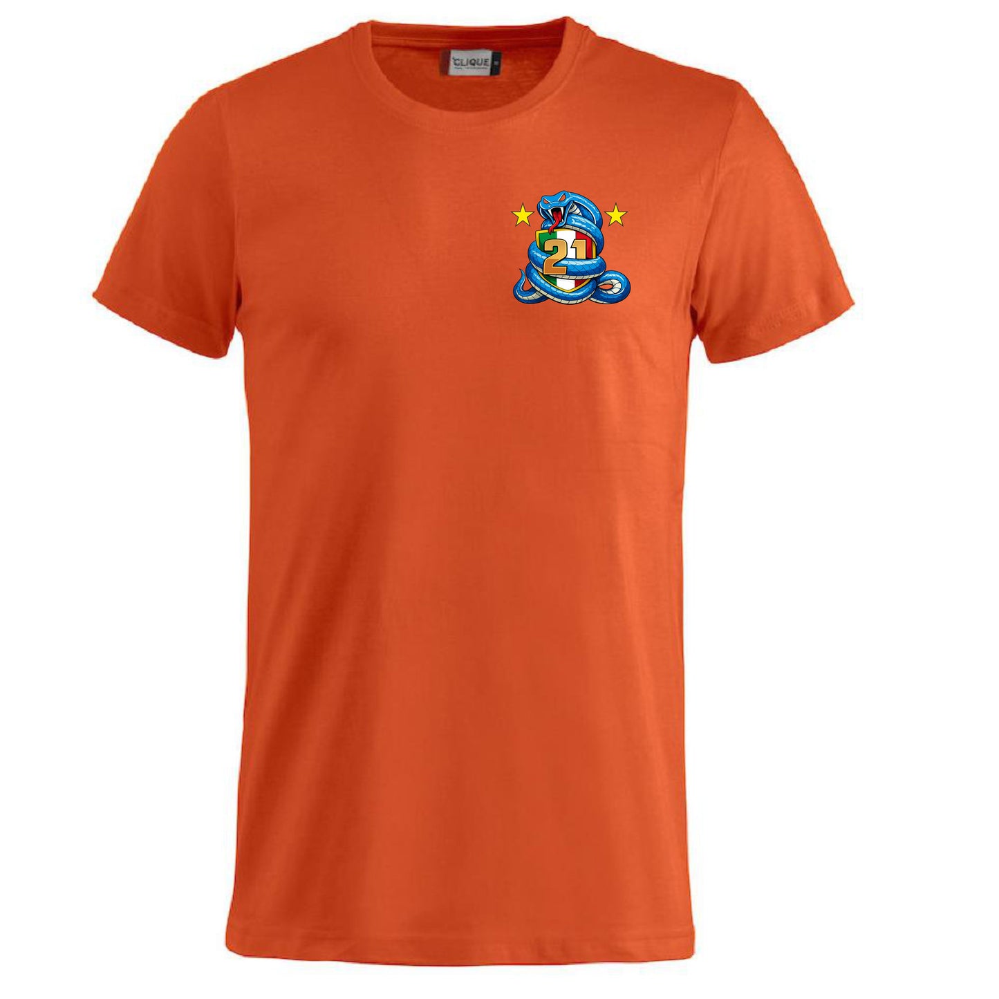 T-Shirt Neroazzurri Campioni d’Italia 2025/2026 –  21 Scudetti 100% Cotone  – PS 27431-INT-09