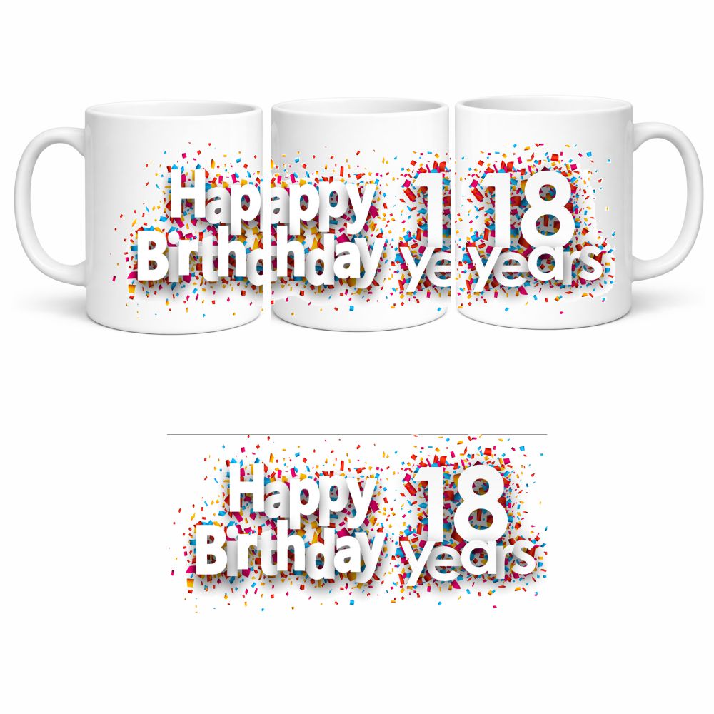 Tazza in Ceramica Happy Birthday – Tazza Personalizzata PS 09370-0003