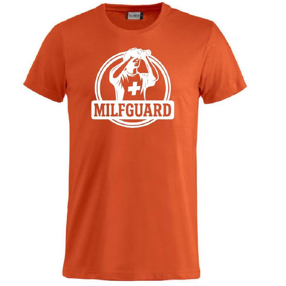 T-Shirt Milfguard – Salvataggio MILF” Maglietta Divertente da Bagnino – PS 27431-A-138