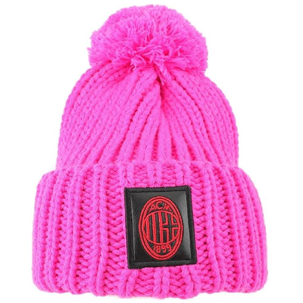 Berretto con Pon Pon Milan – Cappello Ufficiale con Logo ACMILAN  – Mod. PS 39102