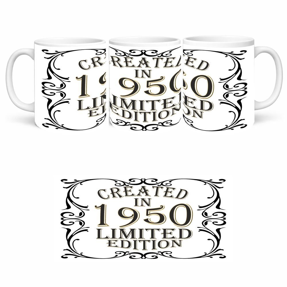 Tazza in Ceramica Personalizzabile “Created in...” – Tazza Personalizzata PS 09370-CREATEDIN