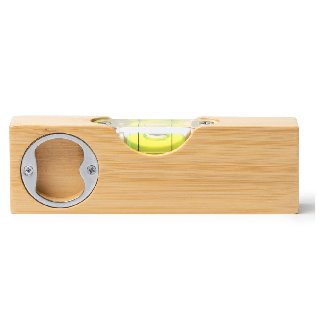 Livella Apribottiglie Cirok in Bambù Personalizzabile con Laser – PS 40230