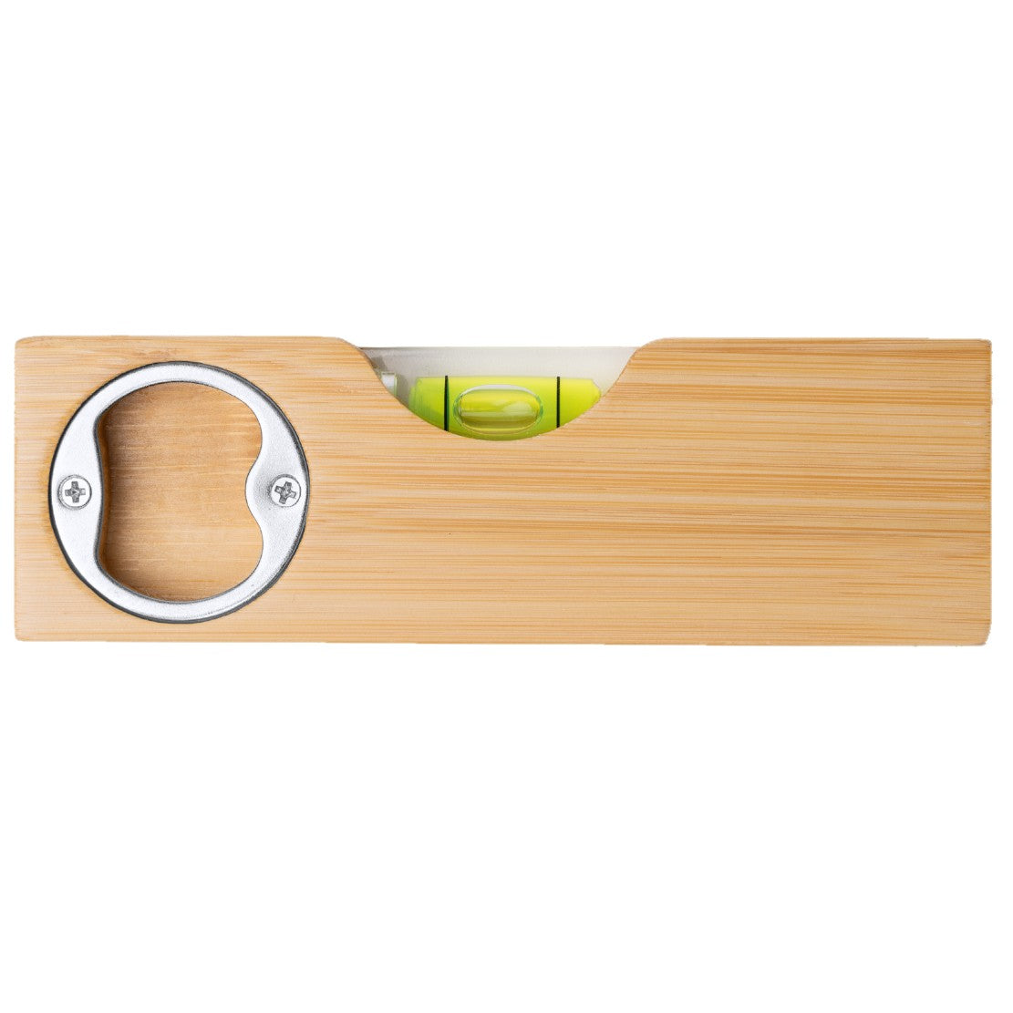 Livella Apribottiglie Cirok in Bambù Personalizzabile con Laser – PS 40230